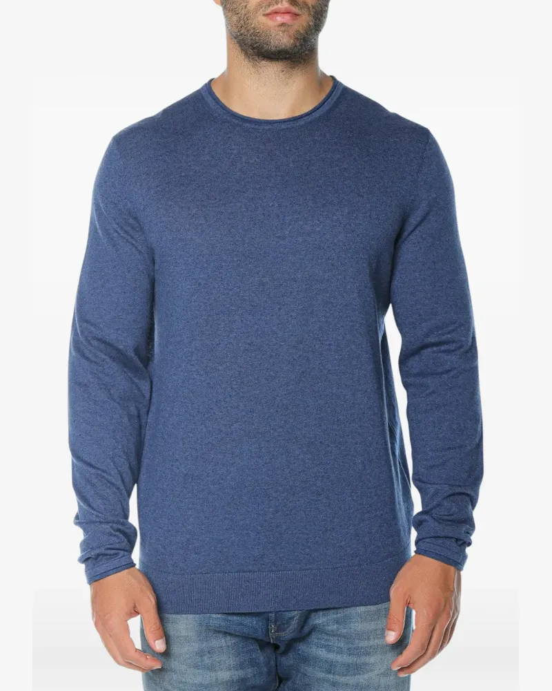 Ted Baker Yaen roll-edge crew-neck sweater - Blau Blau