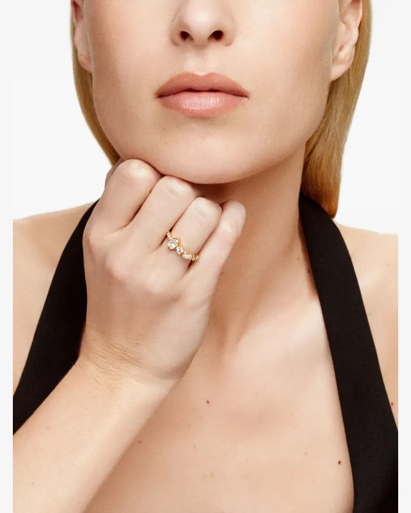 Sophie Bille Brahe 18kt Ensemble de Sky Gelbgoldring mit Diamant Gold