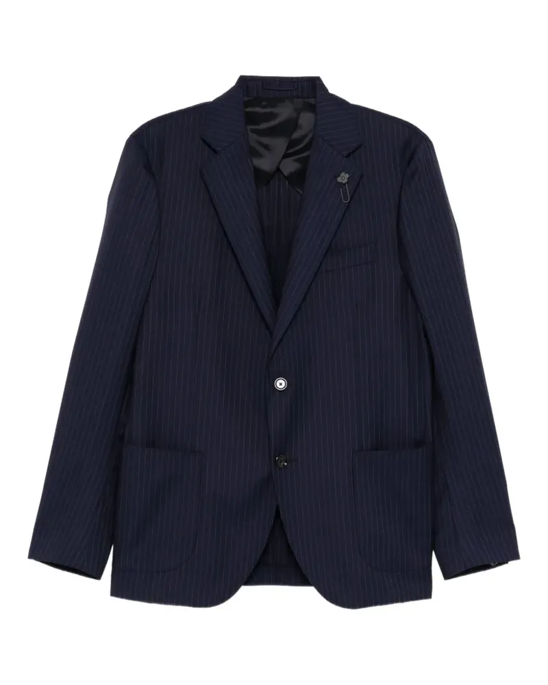 LARDINI Anzug mit Nadelstreifen - Blau Blau