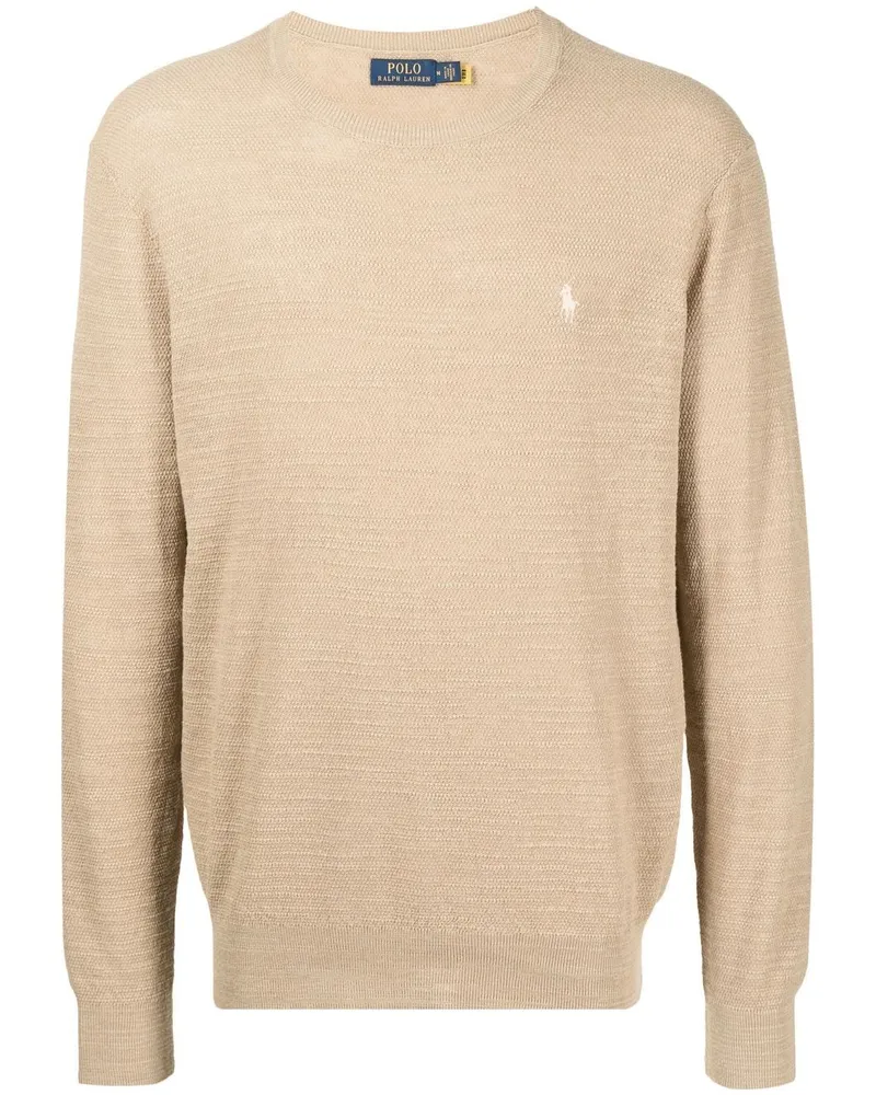 Ralph Lauren Strukturierter Strickpullover - Nude Nude