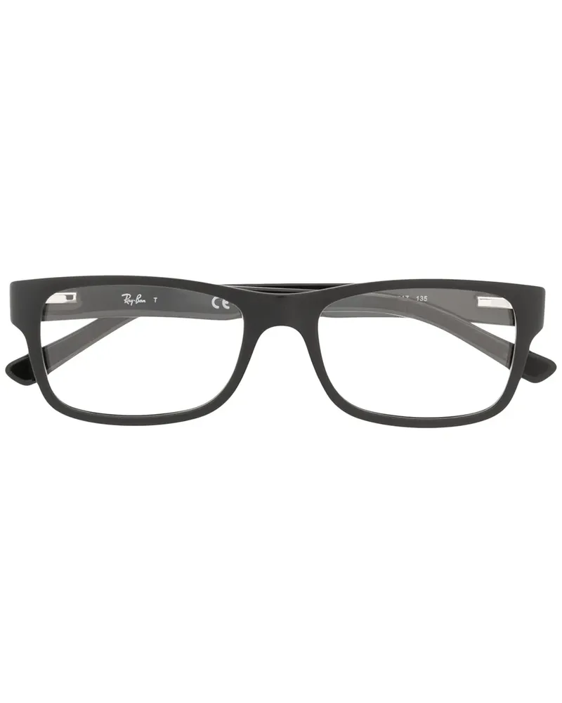 Ray Ban Brille mit eckigem Gestell - Schwarz Schwarz