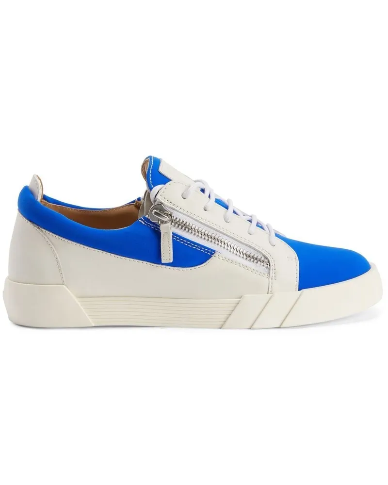 Giuseppe Zanotti Sneakers in Colour-Block-Optik Blau