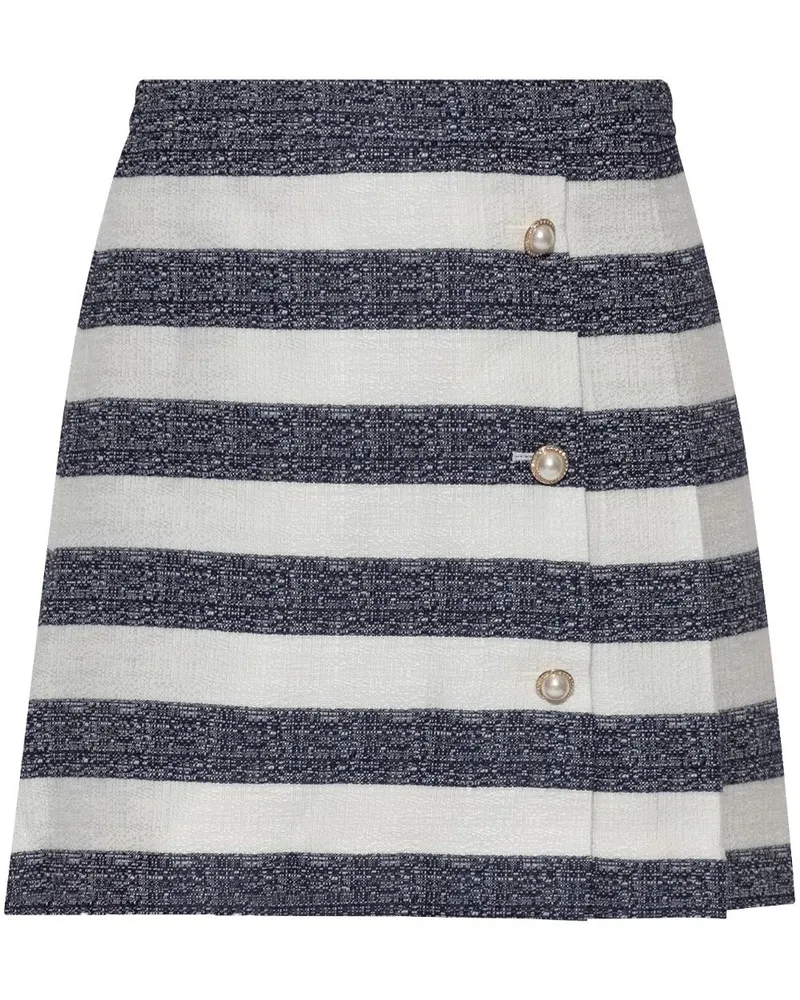 Kate Spade Gestreifter Minirock - Blau Blau