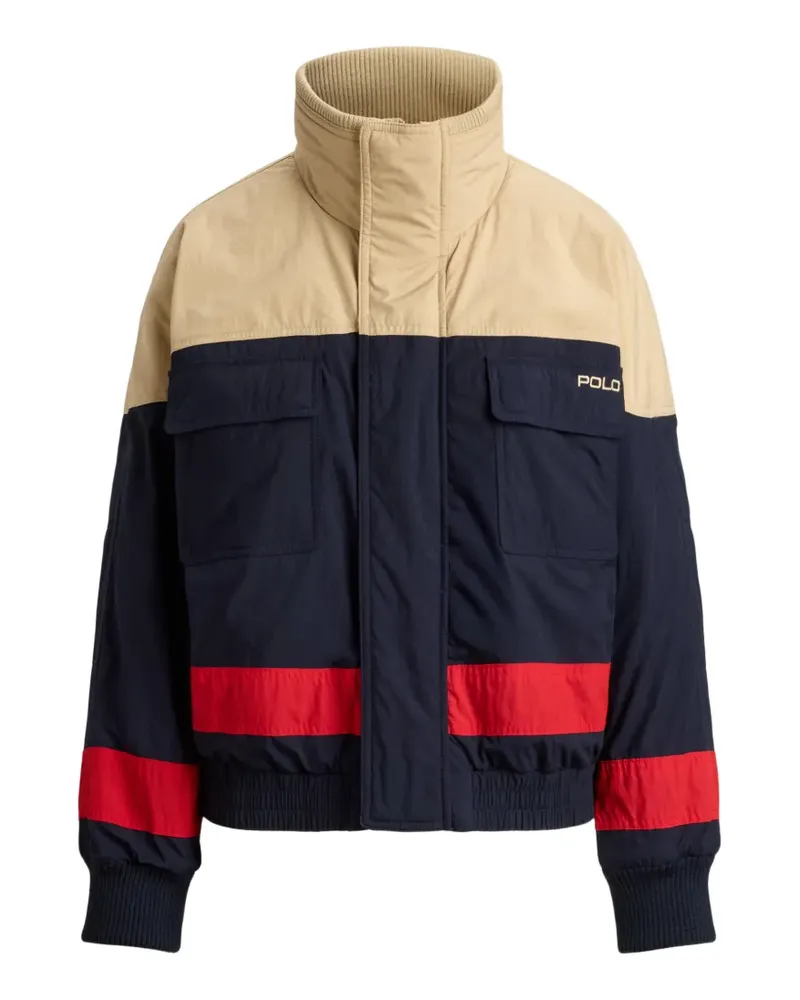 Ralph Lauren Leichte Jacke in Colour-Block-Optik - Blau Blau