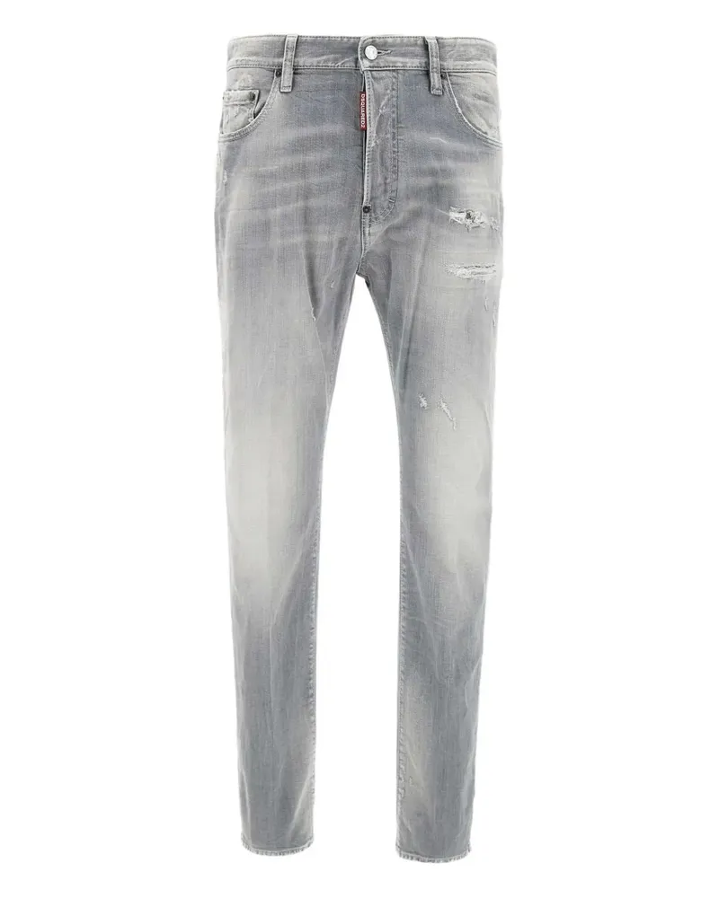 Dsquared2 Jeans in Distressed-Optik - Grau Grau