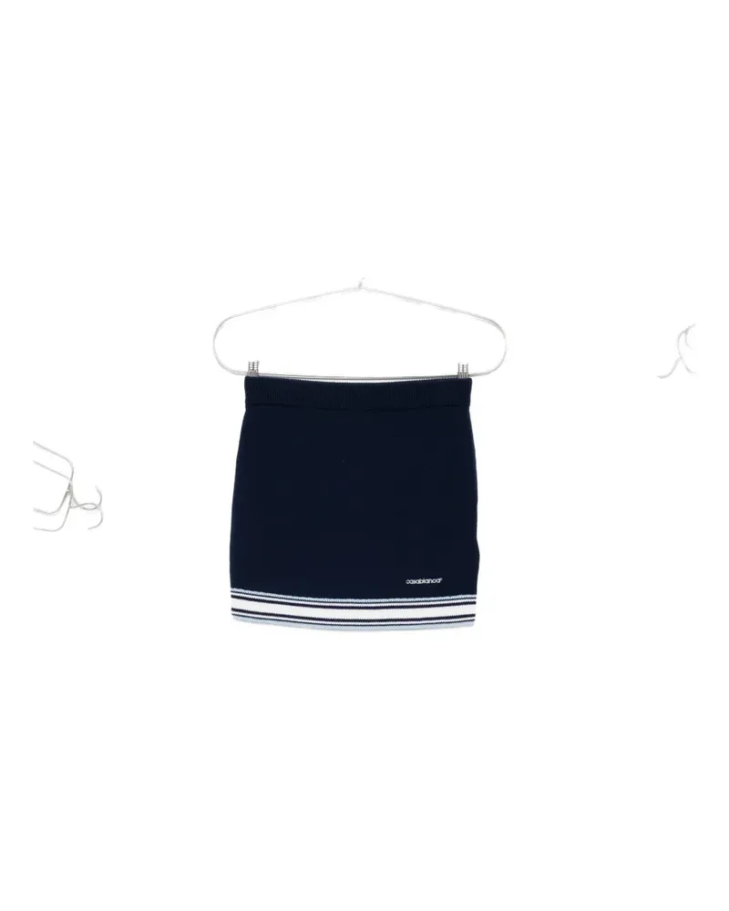 Casablanca Paris Gestreifter Tennisrock - Blau Blau