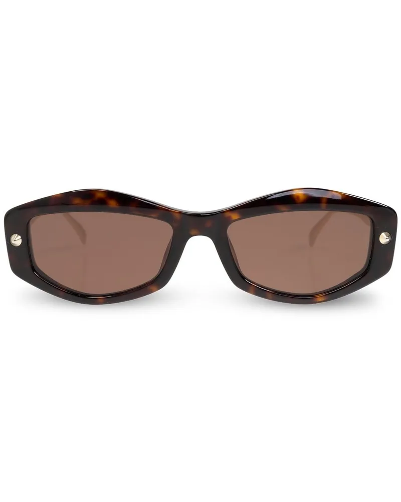 Alexander McQueen Spike Sonnenbrille - Braun Braun