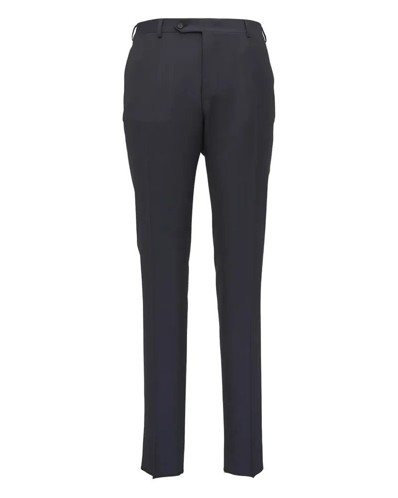 Canali Klassische Hose - Blau Blau