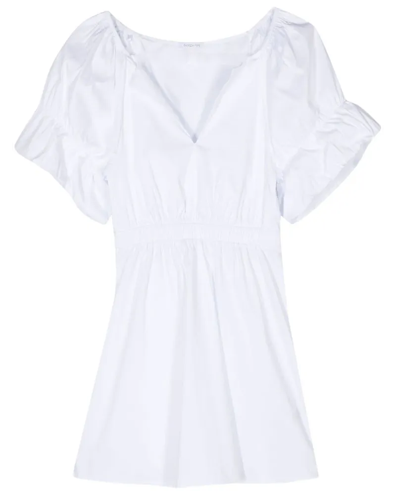 Patrizia Pepe Minikleid mit Schlitz - Weiß Weiß