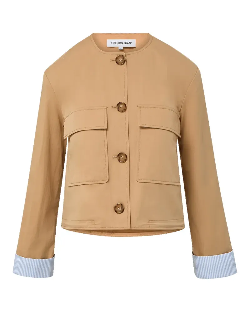 Veronica Beard Gala cropped jacket - Nude Nude