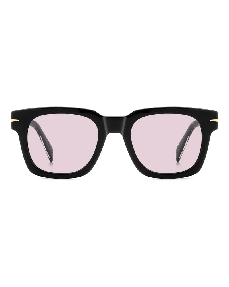 EYEWEAR by DAVID BECKHAM Sonnenbrille mit eckigem Gestell - Schwarz Schwarz