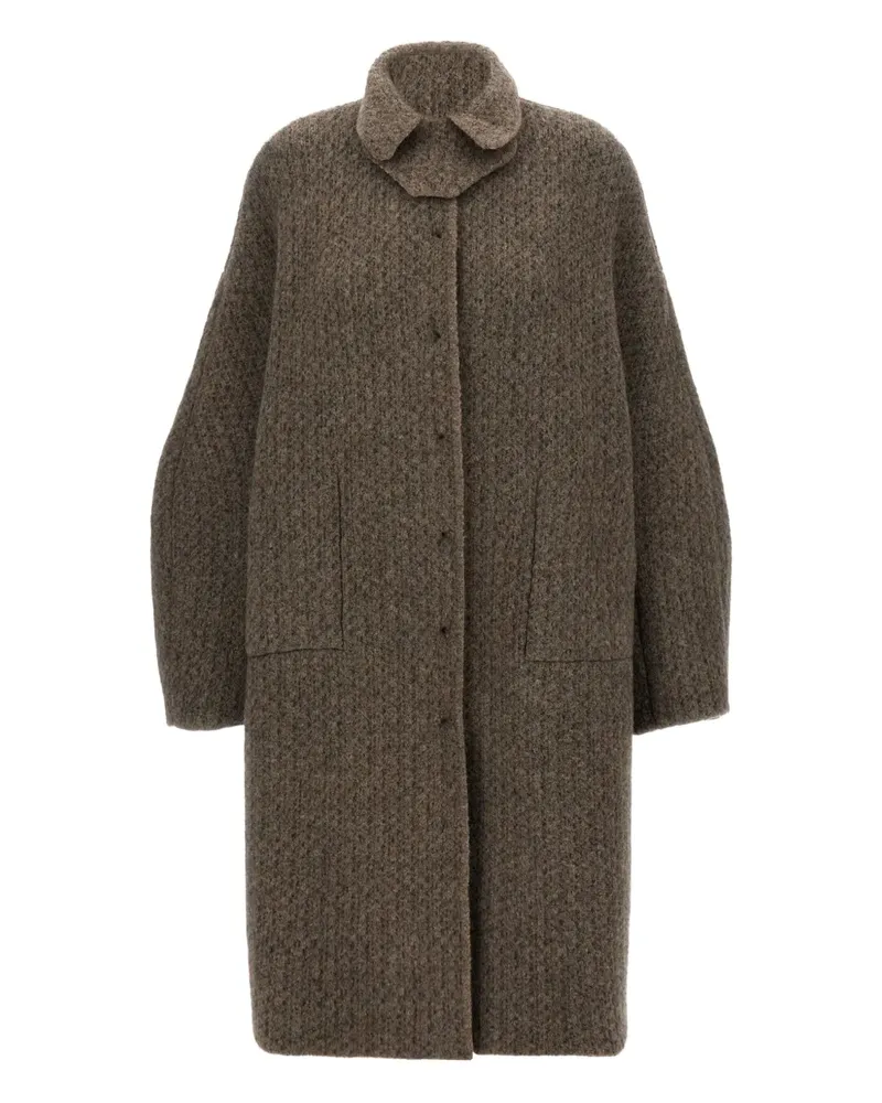 Boboutic reversible buttoned coat - Braun Braun