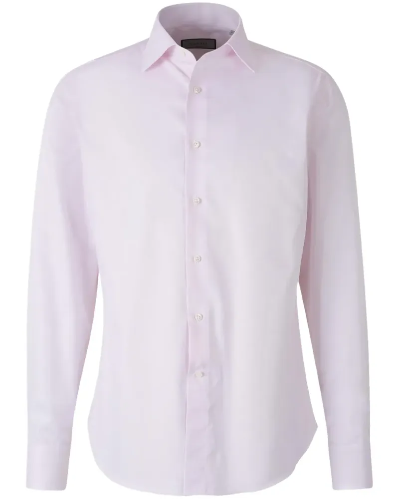 Canali Klassisches Hemd - Rosa Rosa