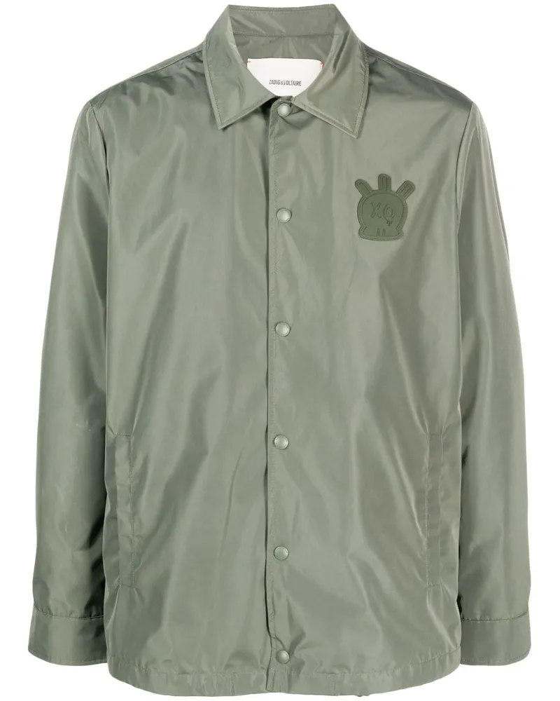 Zadig & Voltaire Bertie Skull Hemdjacke - Grün Grün
