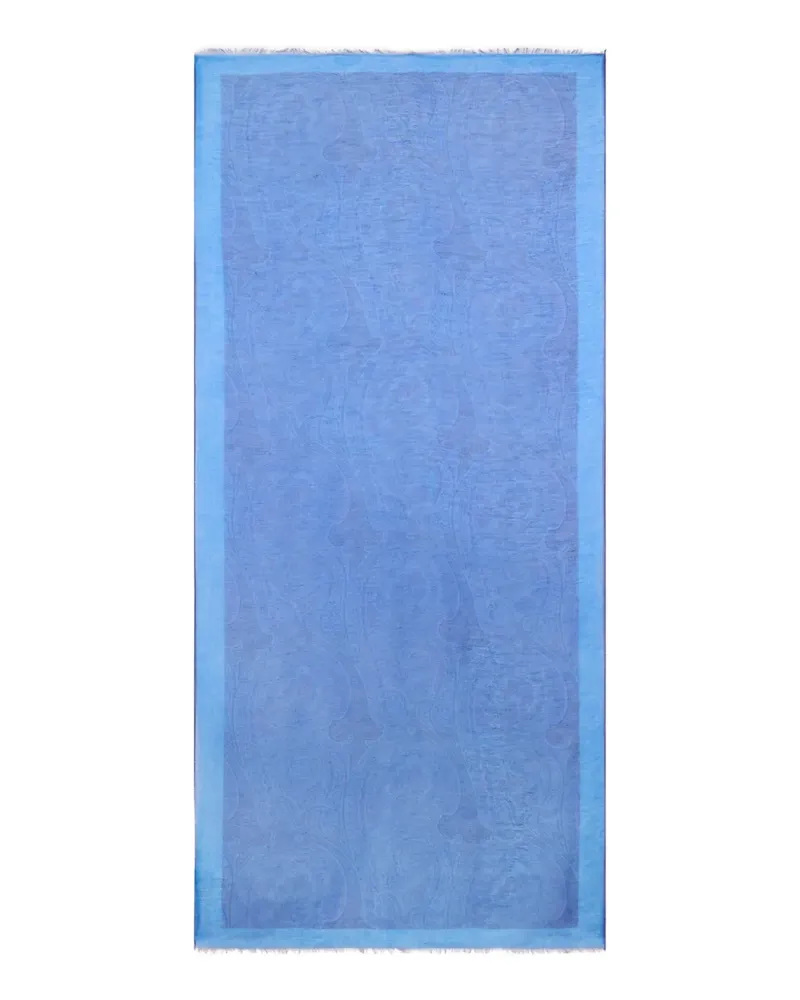 Etro paisley-pattern scarf - Blau Blau