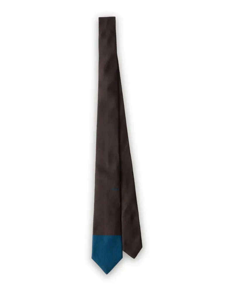 Prada silk tie - Braun Braun