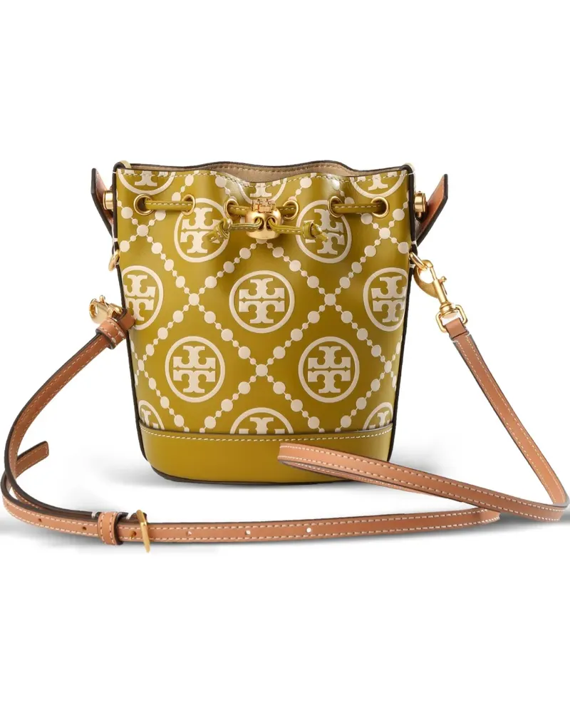 Tory Burch leather bucket bag - Grün Grün