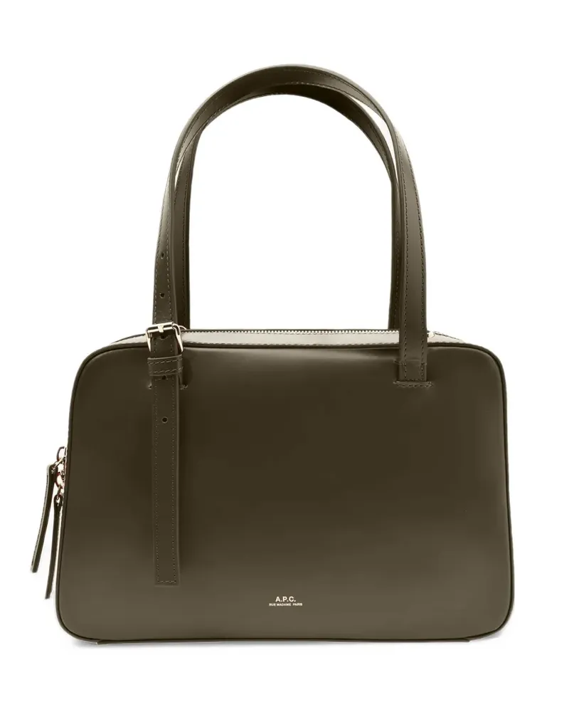 A.P.C. Schultertasche mit Henkel - Grün Grün