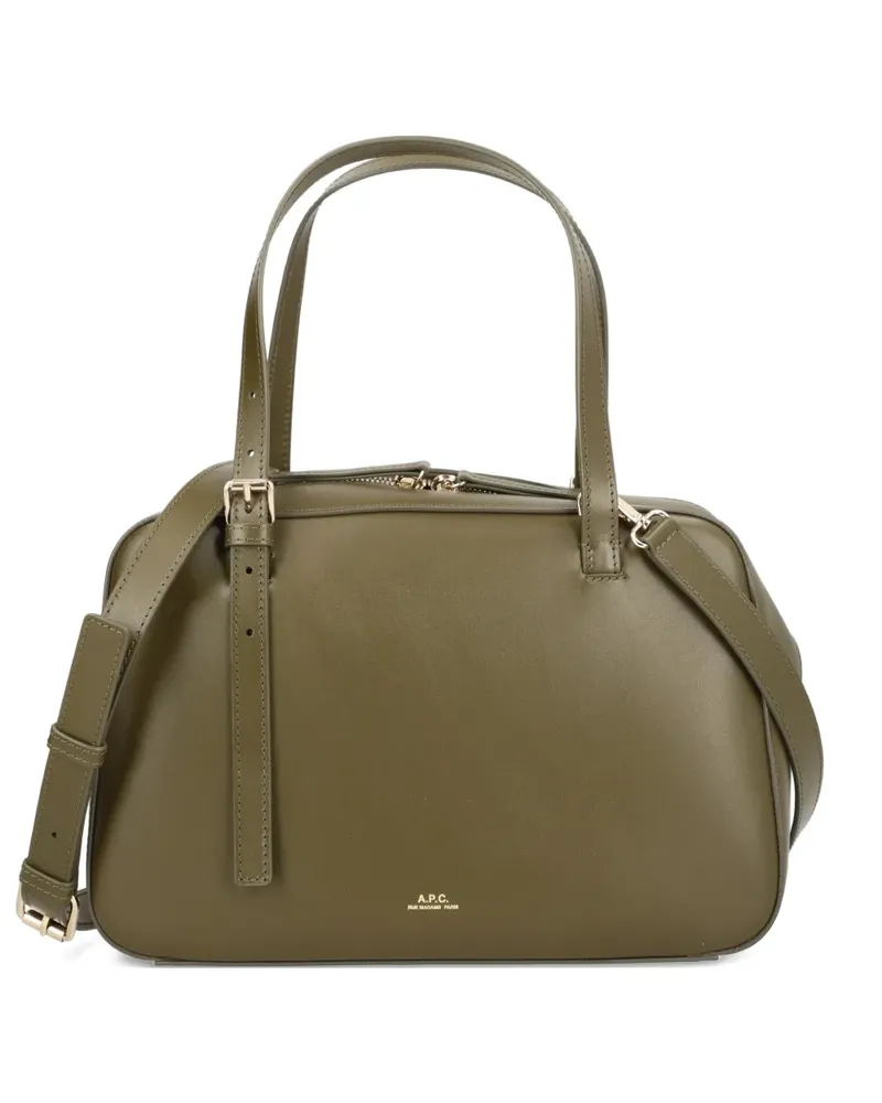 A.P.C. Schultertasche mit Henkel - Grün Grün