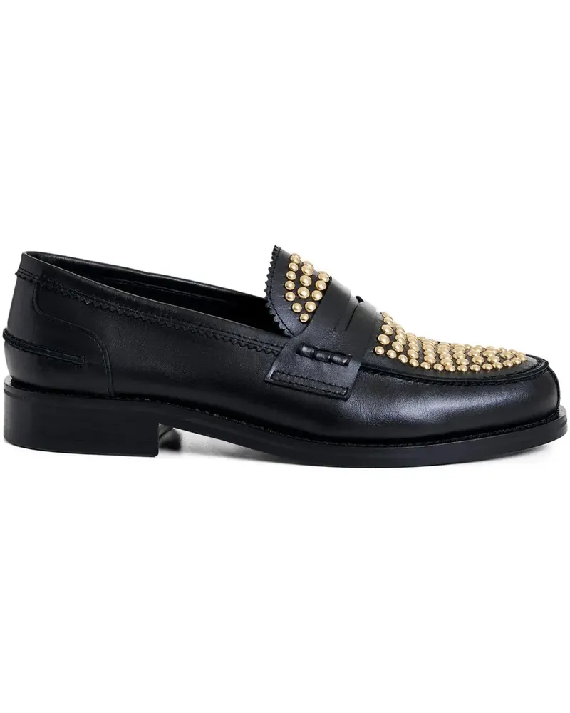 Essentiel Istud Loafer mit Nieten - Black-Gold Black-gold