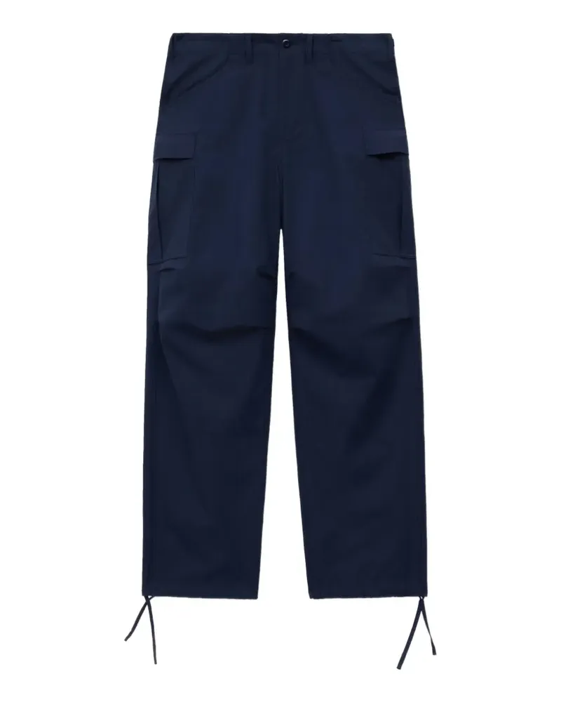 Kenzo Varsity Cargohose mit Stickerei - Blau Blau