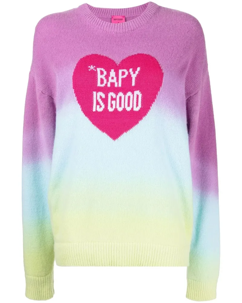 BAPE Pullover mit Herz-Print - Mehrfarbig Mehrfarbig