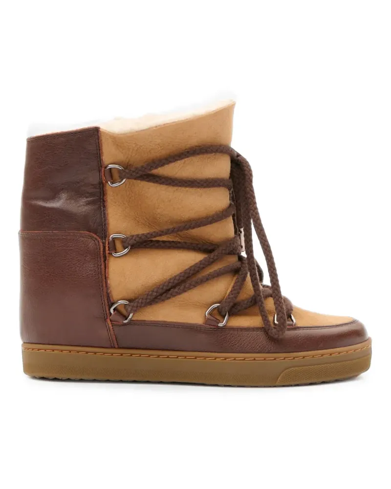 Isabel Marant Nowles ankle boots - Nude Nude