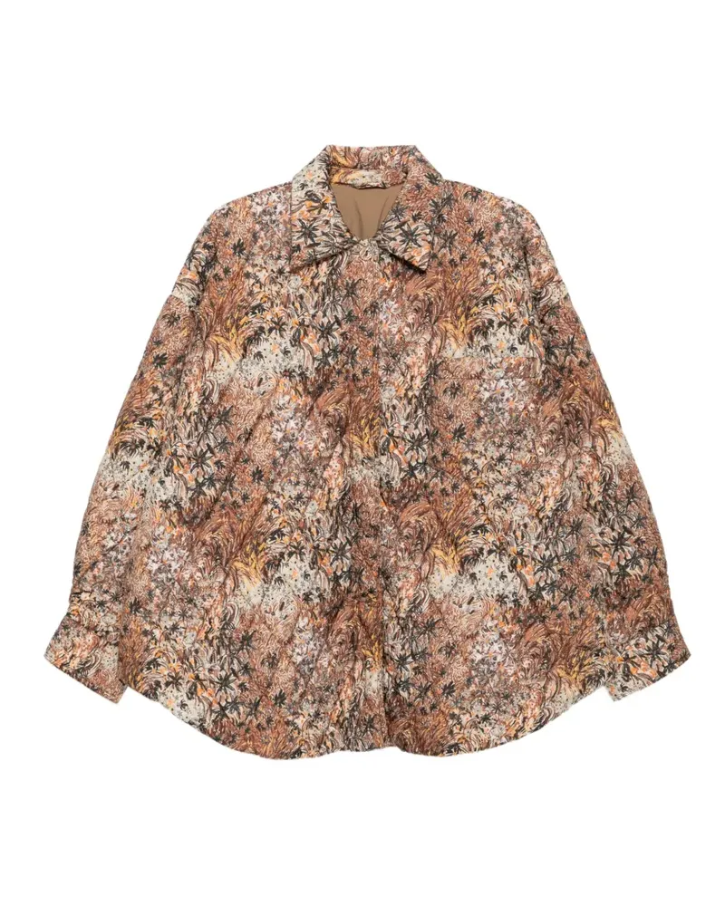 JNBY Jacke mit Blumenmuster - Braun Braun