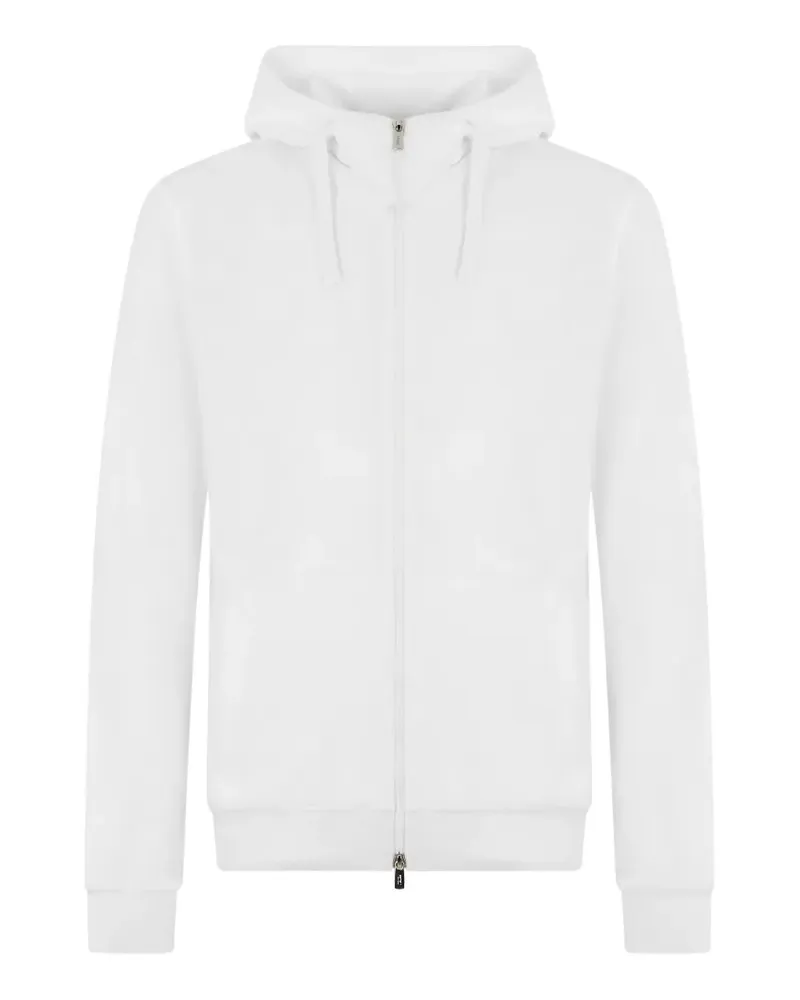 Fedeli zip-up drawstring hoodie - Weiß Weiß