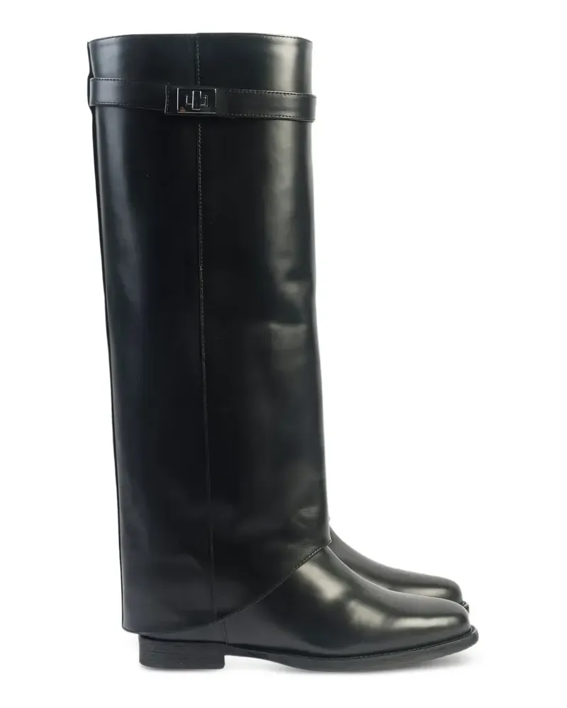 Via Roma 15 Stiefel mit Schnallendetail - Schwarz Schwarz