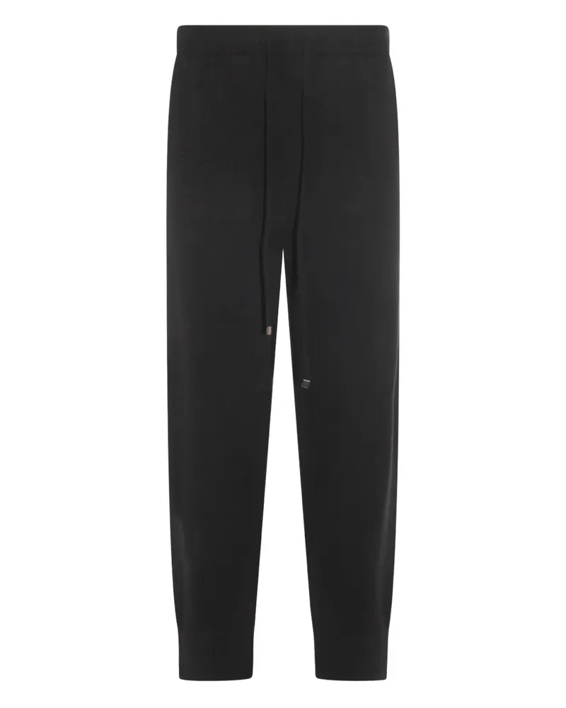 Antonelli Firenze Gerade Hose mit Kordelzug - Schwarz Schwarz
