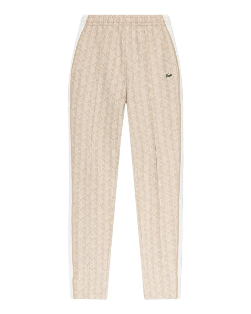 Lacoste patterned track pants - Nude Nude