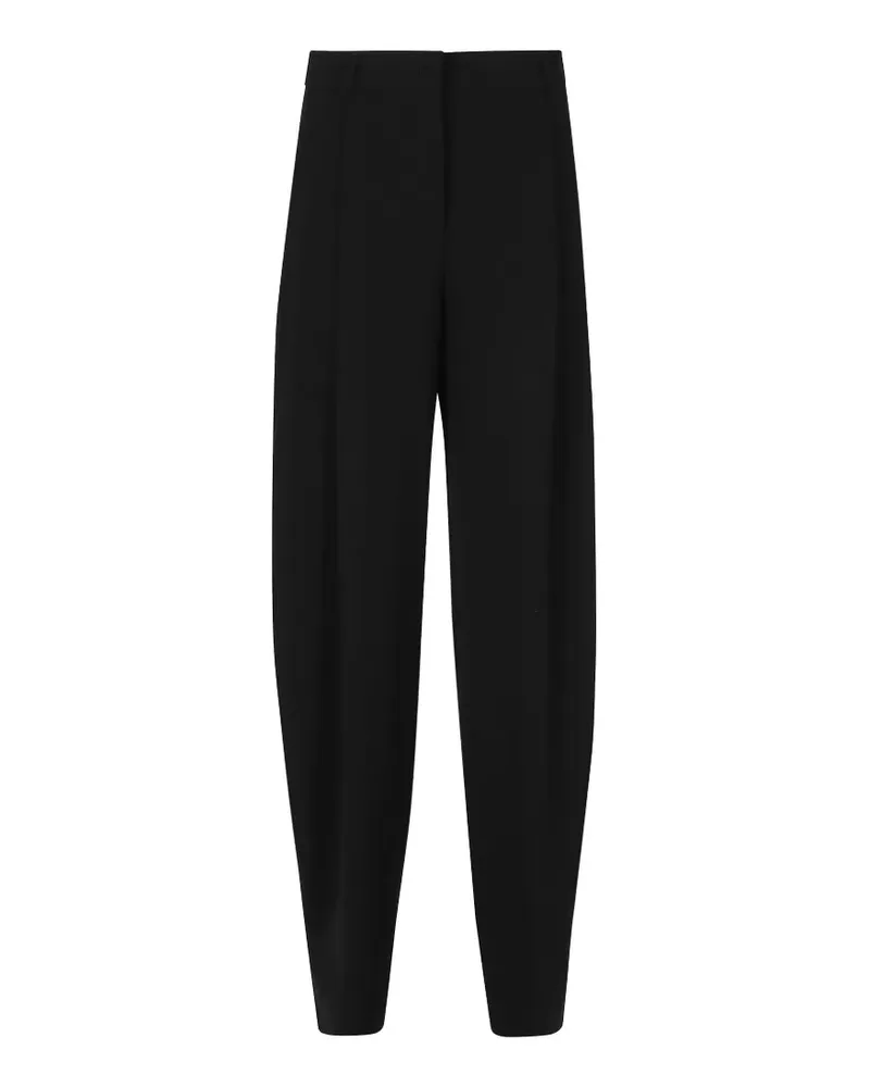 ANDAMANE pleated tapered trousers - Schwarz Schwarz