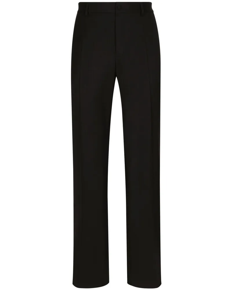 Dolce & Gabbana Hose mit geradem Bein - Schwarz Schwarz