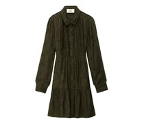 Rosyna Minikleid mit Schlangenmuster - Grün