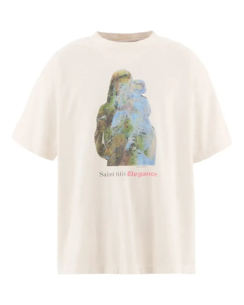 SAINT MXXXXXX Elegance T-Shirt - Weiß Weiß