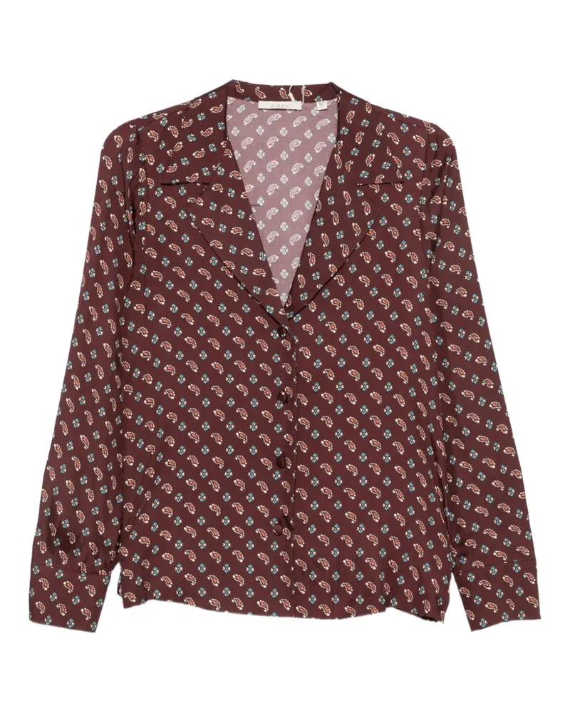 DÔEN Rania paisley-print shirt - Braun Braun