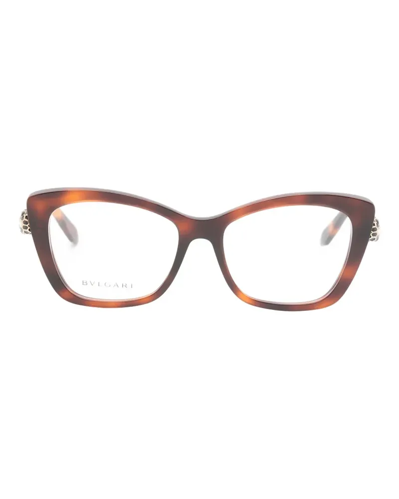 Bulgari cat-eye glasses - Braun Braun