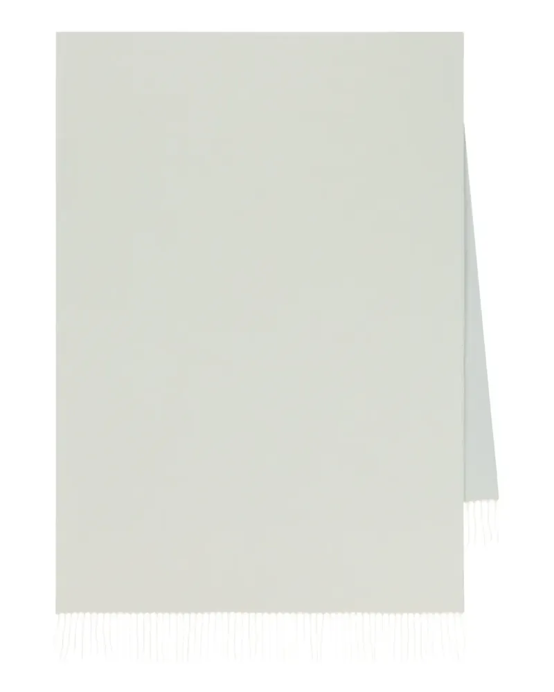 Loro Piana fringed-trim scarf - Grün Grün