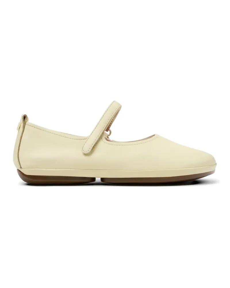 Camper Right Nina touch-strap ballet flats - Nude Nude