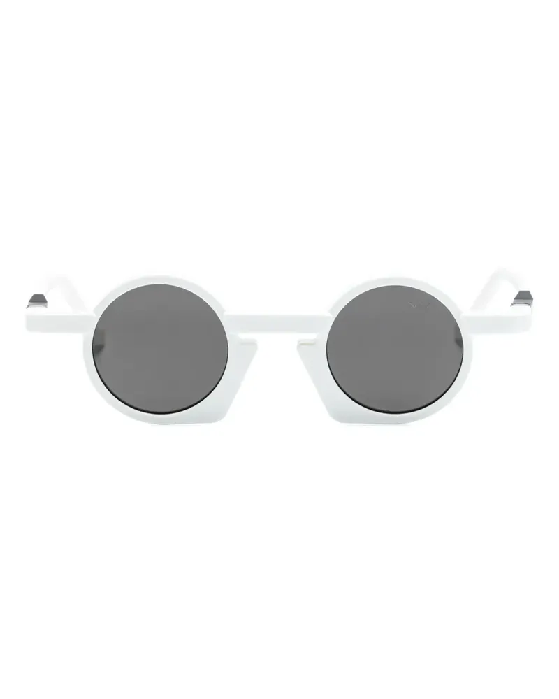 VAVA EYEWEAR Runde BL0043 Sonnenbrille - Weiß Weiß