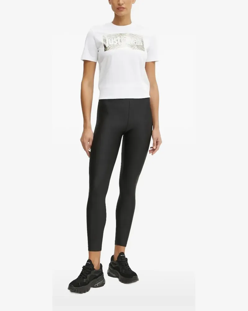 Just Cavalli T-Shirt mit Logo-Print - Weiß Weiß