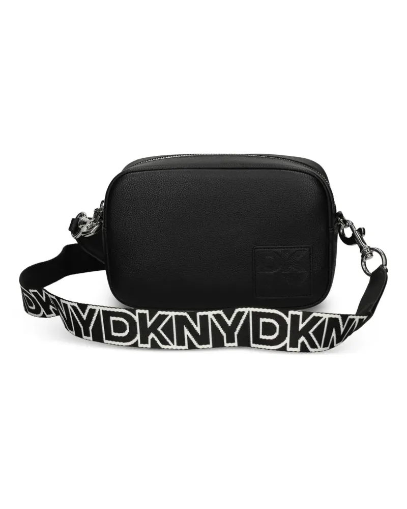 DKNY logo-strap satchel - Schwarz Schwarz