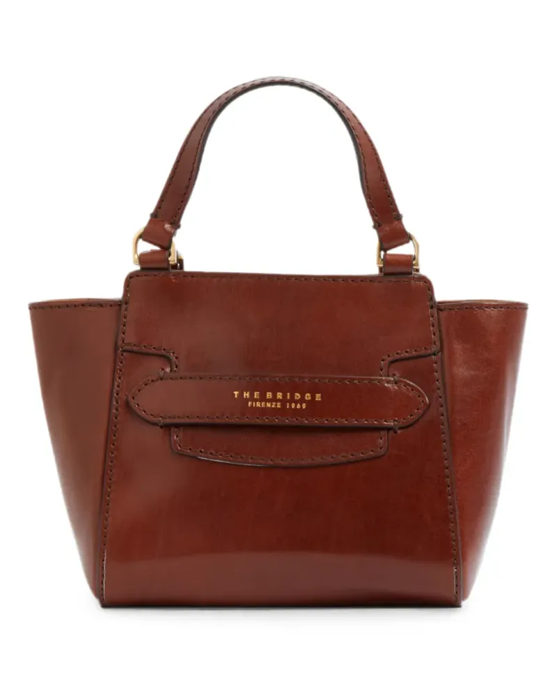 The Bridge leather tote bag - Braun Braun