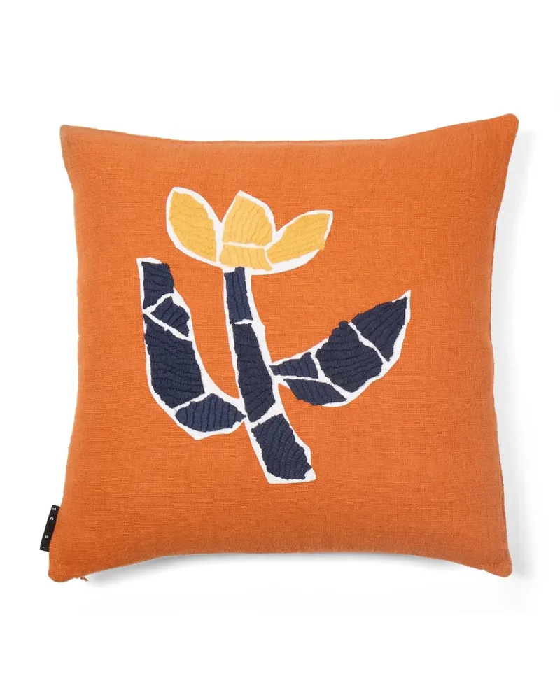 The Conran Shop Solitary Flower Kissen - Orange Orange
