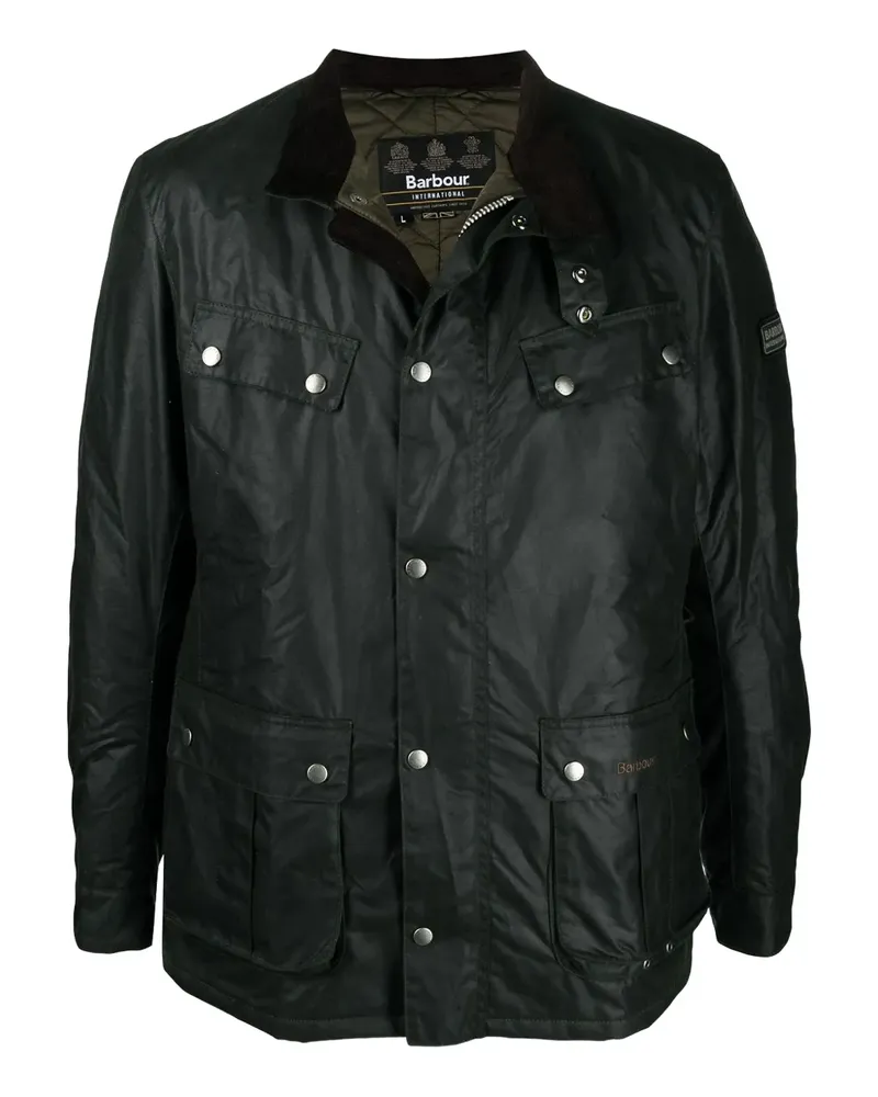 Barbour Jacke mit Logo-Stickerei - Grün Grün