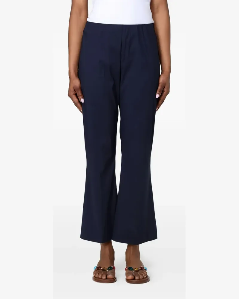 Liviana Conti cotton-blend trousers - Blau Blau
