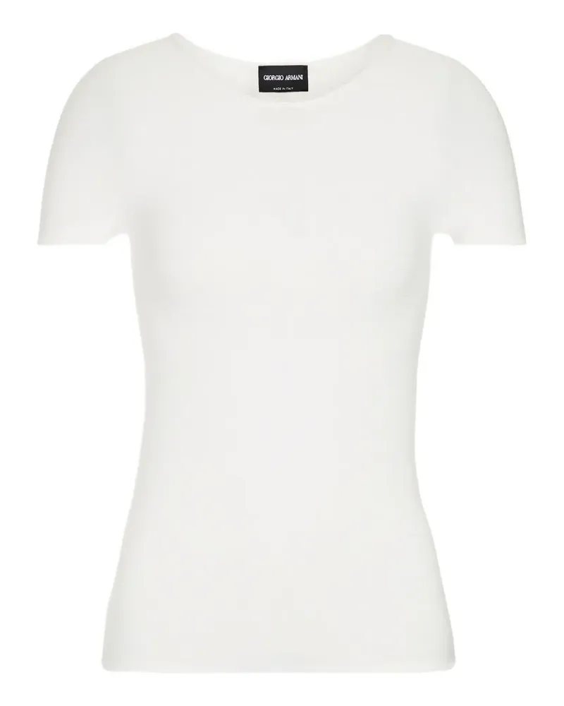 Giorgio Armani Klassisches T-Shirt - Weiß Weiß