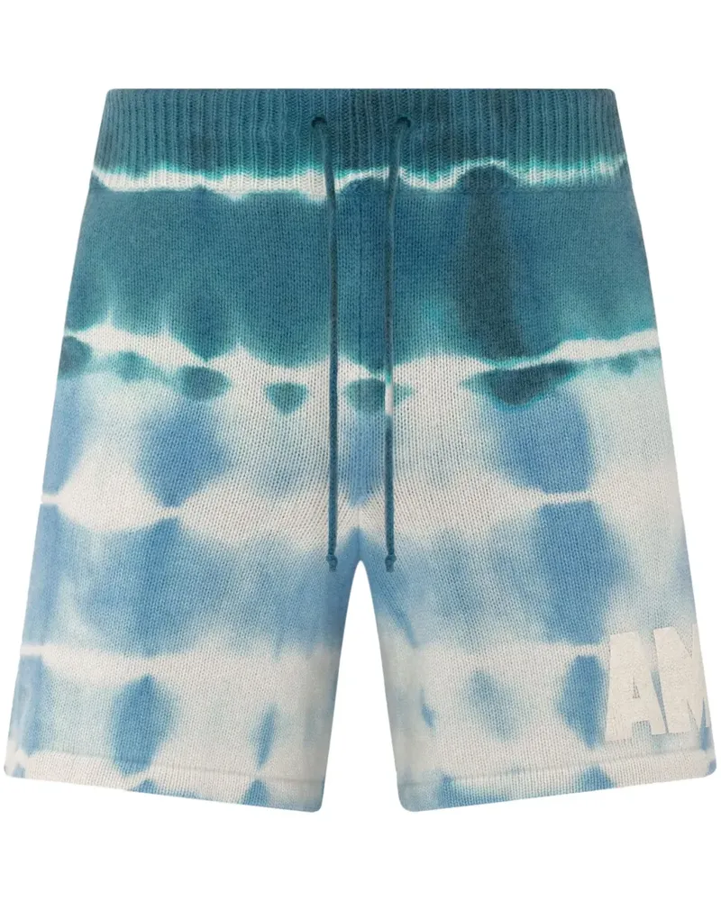 Amiri Shorts mit Batikmuster - Blau Blau