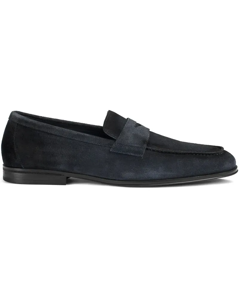 Doucal´s Loafer aus Wildleder - Blau Blau